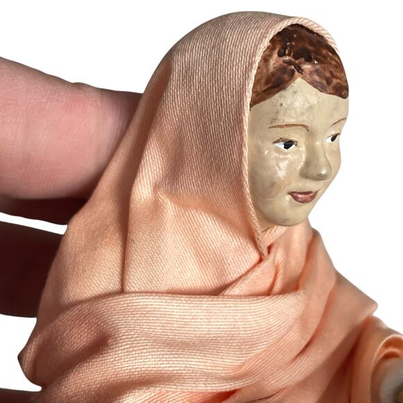 Hestia Nativity Mary Figure Vintage 1993 Companions Collection Handmade - Picture 14 of 16